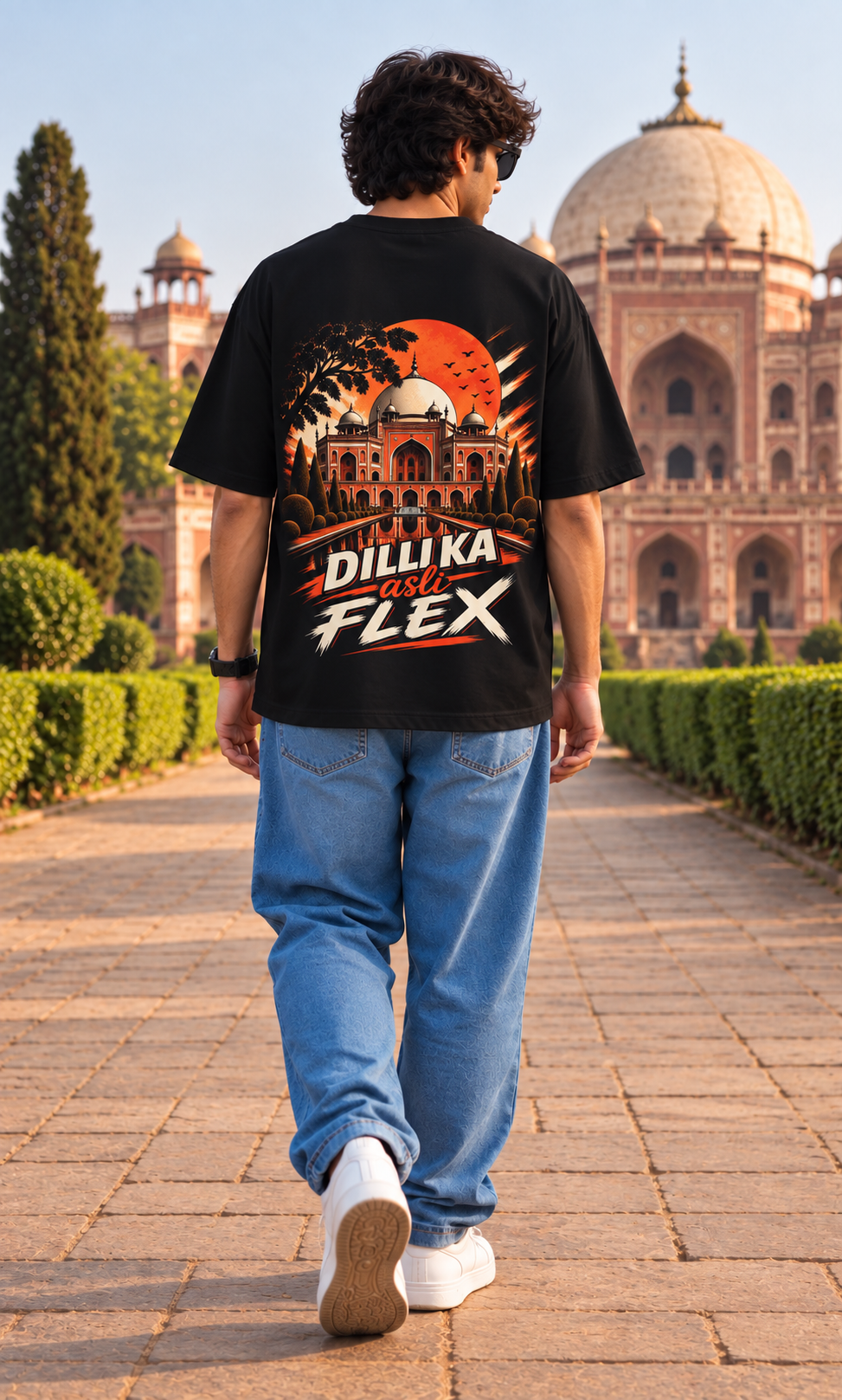 Dilli Ka Asli Flex — Oversized T-Shirt
