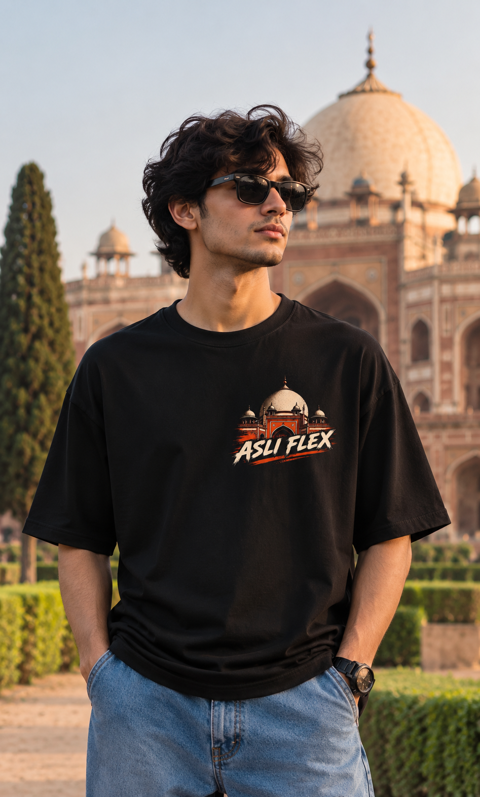Dilli Ka Asli Flex — Oversized T-Shirt